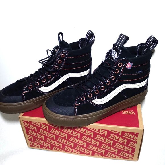 Vans Women's Size 9.0 Sk8-Hi Mte-2 Khaki/Black VN0A5KYCZF5 Sneaker Boot - New - Picture 2 of 11